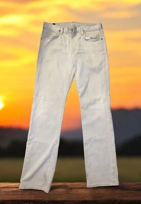 Citizens Of Humanity SID Jeans Beige Denim USA Made Stretch Preppy Hipster 31x32 - Image 1 of 4