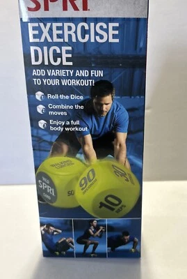 SPRI Exercise Dice (6-Sided) - Game for Group Fitness & Exercise Classes  (B1) - Image 1 of 4