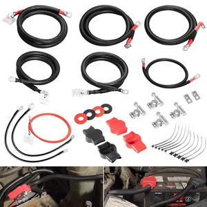 2298-90 Battery Cable Kit for Ford F250 F350 Excursion 99-03 7.3L Power Stroke - Picture 1 of 9