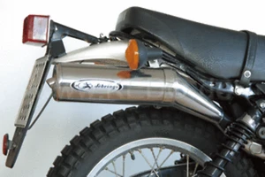 YAMAHA TT500 & XT500 Muffler "Sebring" Polished Stainless/Aluminium - Bild 1 von 6