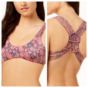 Dolce Vita Macramé Bralette Bikini Top Dusty Rose XS XSmall NWT - Picture 1 of 6