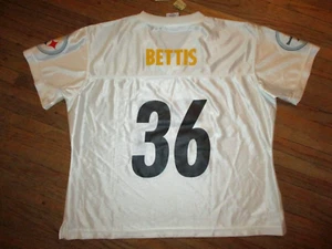 NOS vtg JEROME BETTIS PITTSBURGH STEELERS 36 JERSEY Football NFL Womens XL NWT - Picture 1 of 3