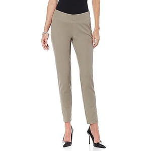 Sigrid Olsen Studio Women's Bi-Stretch Slim Seam Pants Taupe HSN  Size variation - Picture 1 of 4