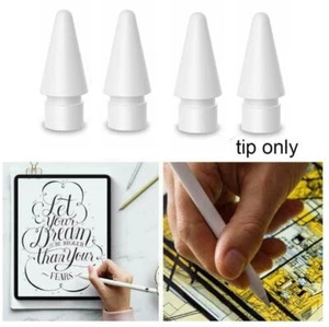 4 Pack Tips Replacement For Apple Pencil 1st Gen 2nd Pro ∞ цν J3X5 Nibs Ge D3P7 - Afbeelding 1 van 12