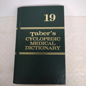Taber's Cyclopedic Medical Dictionary 19th Edition 2001 Hardcover - Imagen 1 de 6