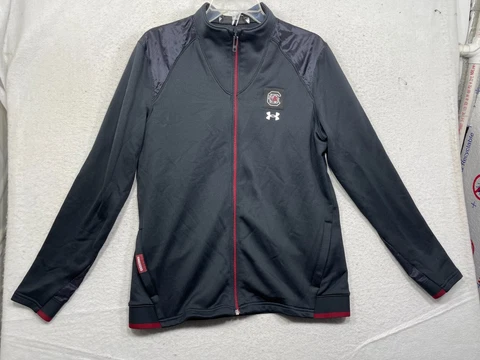 Under Armour South Carolina Gamecocks Full Zip Jacket Men's Large Black Cover
