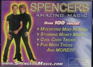 Spencers Amazing Magic 100 Tricks Cards Math Set Magician - Picture 1 of 1