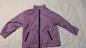 Vintage Gap Purple Plum Rain Jacket Windbreaker Full Zip Youth Small Amethyst  - Picture 1 of 10
