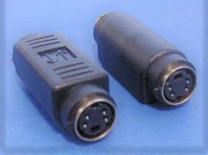 S-VHS super video coupler adapter F-F female-female joiner gender changer 4 pin - Picture 1 of 1