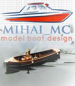 PLANS NUMÉRIQUES Vintage 1900 Bateau à vapeur/expédition 48" PLANS DE COUPE COMPLETS 3D RC plans - Photo 1 sur 5