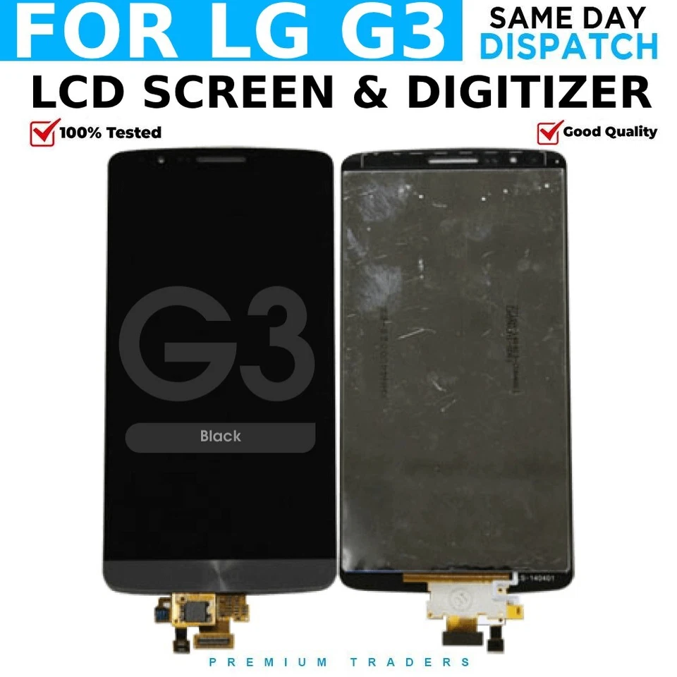 For LG G3 D855 D850 LCD Touch Screen Display Digitizer Replacement Black NoFrame - Image 1 of 1