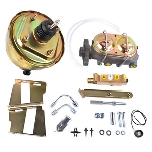 8" Dual Power Brake Booster Assembly for Chevy Bel Air Nomad 210 150 1955-1957 - Picture 1 of 16