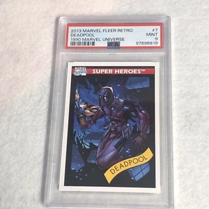 DEADPOOL #7 2013 Fleer Retro 1990 Marvel Universe Gem Mint PSA 9 - Picture 1 of 2