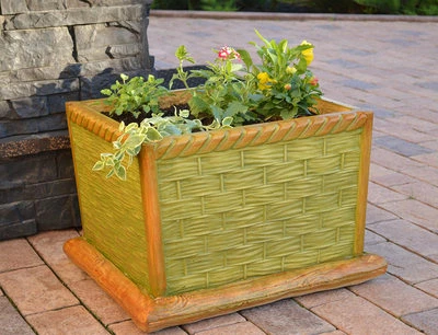 Concrete molds flower garden planter decorative concrete old board Set 5 pcs F05