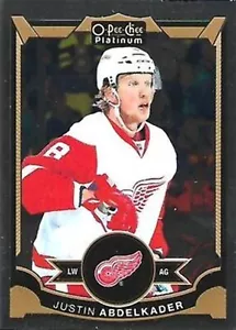 #96 Justin Abdelkader - Detroit Red Wings - 2015-16 O-Pee-Chee Platinum Hockey - Picture 1 of 1