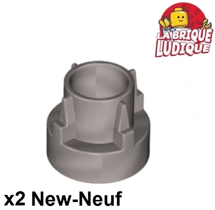 Lego Technic 2x Fahrring Erweiterung Kupplung Getriebe Silber 32187 NEU - Bild 1 von 1