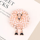 Cartoon Animal Brooch Inlaid Pearls Lucky Lovely Sheep Brooch Alloy Brooch Gi Sg
