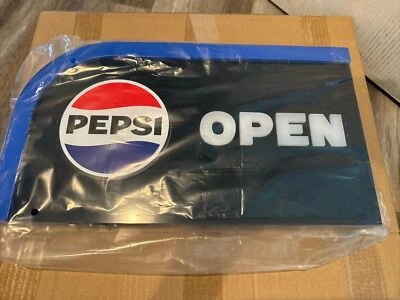 Titan Welcome Kit Pepsi Open Sign LED,  Hour Sign, Special Board New In Box - Image 1 of 4