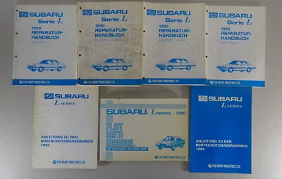 Manuale Officina Subaru Leone L 1800 Incl. Coupé 4 Volumi Stand 10/1989 - Immagine 1 di 4