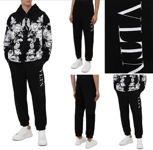 Valentino Vltn Patchwork Sweatpants Trousers Jogger Jogging Pants Trousers M - Picture 1 of 20