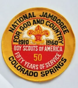 Patch National Jamboree Colorado Springs 1960 Boy Scouts of America NUOVA - Foto 1 di 4
