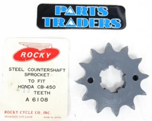 Piñón delantero Rocky 12T Honda CB250 CB350 CB400 CB450 CJ250 CJ360 CM400 CM450 - Imagen 1 de 2