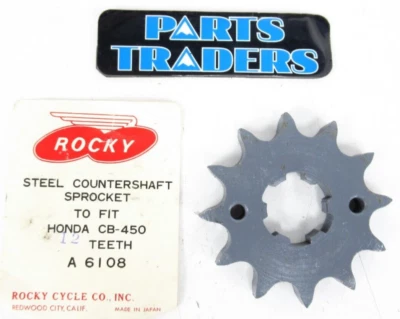 Piñón delantero Rocky 12T Honda CB250 CB350 CB400 CB450 CJ250 CJ360 CM400 CM450 Foto 1 de 2