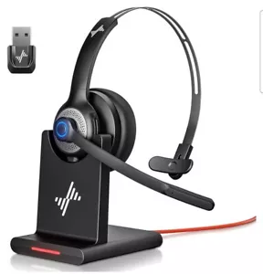 Bluetooth Headset - Kabelloses Headset mit Geräuschunterdrückungsmikrofon EH06P Neu - Bild 1 von 9