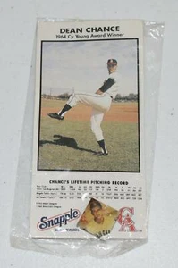 * Snapple Collectors Pin - Dean Chance 1994 Cy Young Award Winner CA Angels - Bild 1 von 2