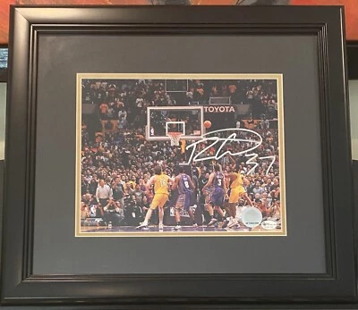 Fotografía autografiada de Ron Artest 8x10 firmada enmarcada Metta World Peace LA Lakers Foto 1 de 4