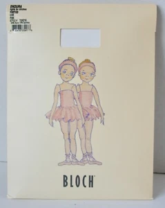 New BLOCH ENDURA Pink Footed Tights Style T0921G CHM - Picture 1 of 2