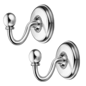 2PCS Wall Towel Hanger Holder Bathroom Alloy Hooks Vintage Tieback Hooks - Picture 1 of 10