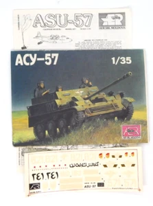 AER Moldova ASU-57 pistola semovente russa 1:35 3505 kit modellino pista di collegamento - Foto 1 di 5