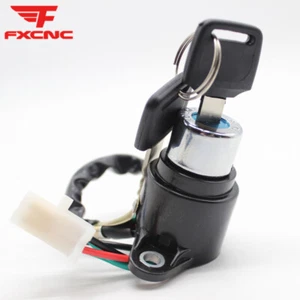 Llave de bloqueo del interruptor de encendido para VTX1300S 2003-2007 VTX1300T 2008-2009 4 pines 5 cables - Imagen 1 de 4