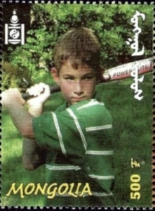 Mongolia #Mi3333A MNH 2001 Children Sports Baseball [2495a] - Picture 1 of 1