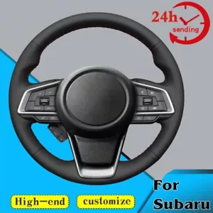 Cubierta trenzada volante coche personalizada para Subaru Forester Impreza Outback Ascent - Imagen 1 de 6