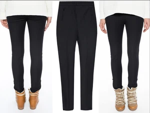 Moncler Pants Trousers High Waisted Zip Leggings Ski Sport Activewear Bottoms M - Picture 1 of 12
