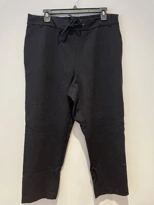 Jones & Co Jones New York Womens Black Dress Pants Stretch Drawstring Size 1X - Image 1 of 4