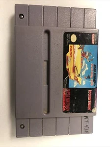 Road Runner's Death Valley Rally SNES 1991 Torn Label Former Rental Cartridge - Picture 1 of 5