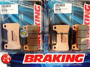 PER HONDA CBR RR 1000 2007 07 PASTIGLIE ANTERIORE SINTERIZZATE FRENO BRAKING CM5 - Imagen 1 de 1