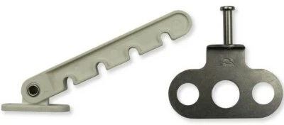 Upvc Window Tilt Turn Child Safety Restrictor White To Fit Behind Handle - Image 1 of 4