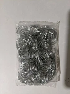 Paquete de 250 pequeños llaveros de metal dividido artes y artesanías para tienda de automóviles - Imagen 1 de 4