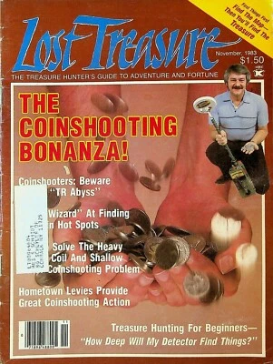 Lost Treasure Magazine November 1983 Michigan Minie Ball Collecting Gemstone Cab Foto 1 de 2
