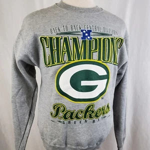 Vintage Green Bay Packers Back to Back Division Champions Sweatshirt XL USA, 90s - Picture 1 of 8