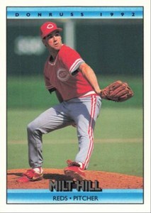 1992 Donruss Baseball Milt Hill Cincinnati Reds #659