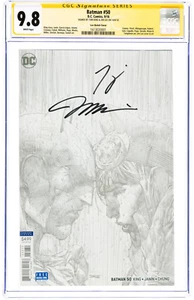 🔥BATMAN#50 DC Comics CGC 9.8 Signed by Tom King and Jim Lee SKETCH COVER 2018 - Picture 1 of 4