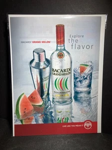 2006   Original Print Ad    Bacardi Grand Melon    Explore The Flavor - Picture 1 of 1
