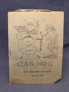 May 29 1947 Class Night Program East Mauch Chunk High School Pennsylvania PA - Picture 1 of 5