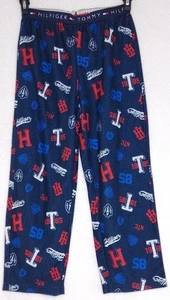 Tommy Hilfiger Niños Pijama Pantalones Talla S (6-7) Logo Recto Azul Rojo Blanco - Imagen 1 de 5