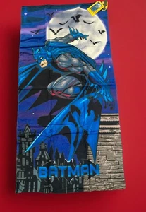 Vtg Batman Over Gotham Cotton Beach Towel 30”x 60” NEW - Picture 1 of 14